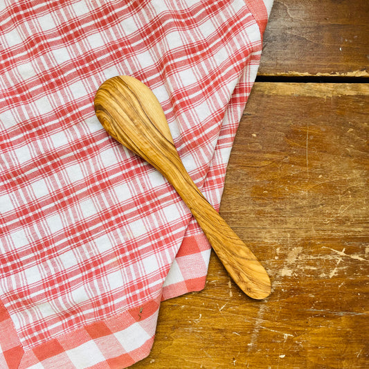 Handcrafted Olive Wood Food Spoon 10"