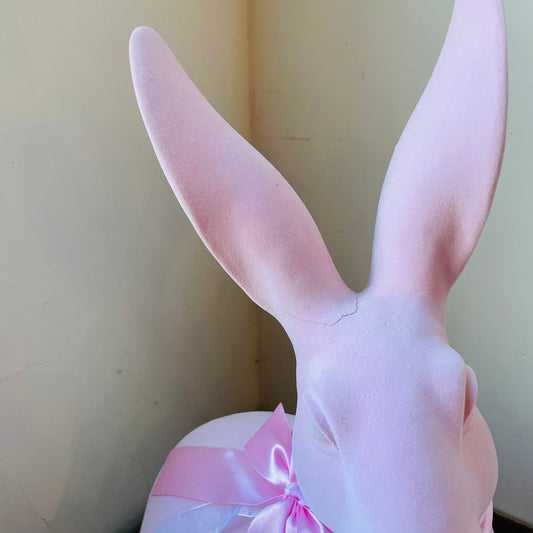 Pinkie the Giant Flocked Rabbit