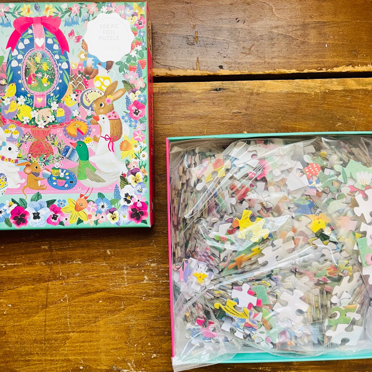 Egg-Cellent Day – 500 Piece Family Foil Jigsaw Puzzle
