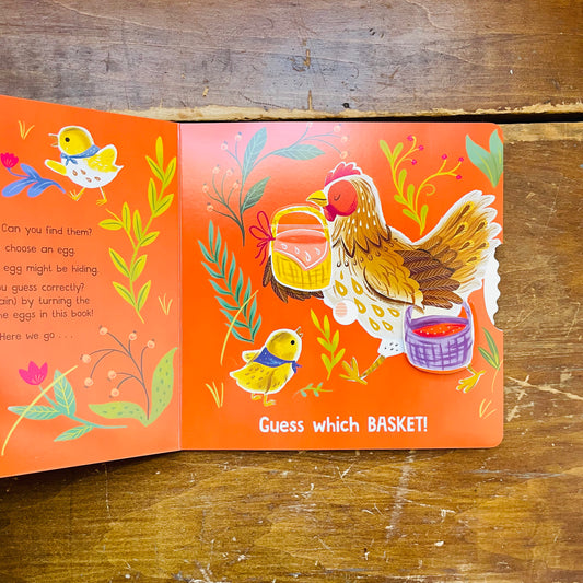 Eggs Are Everywhere: Lift the Flap Book for Easter Basket