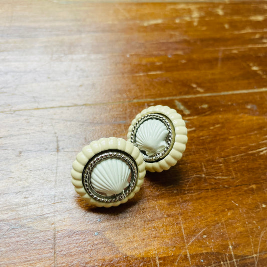 Chanel Sandy Studs- Semi-Charmed Wife