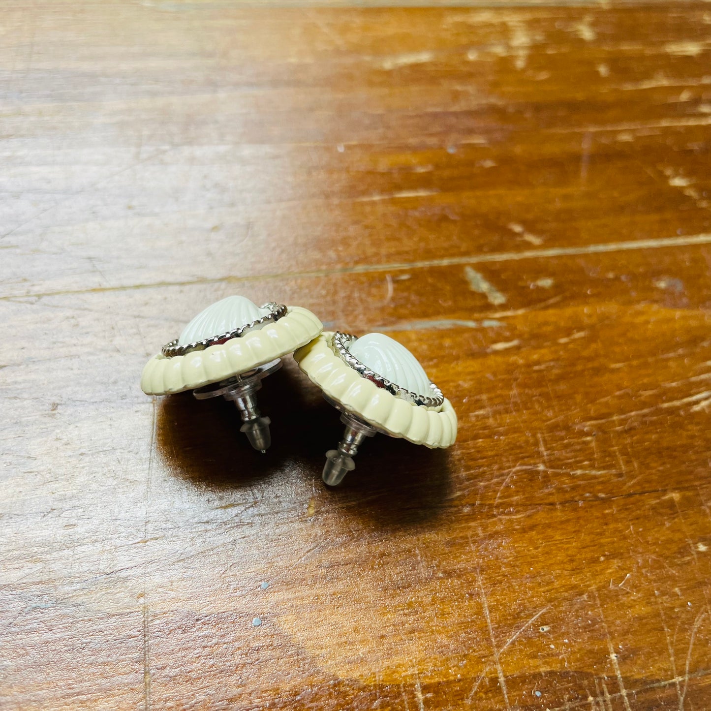 Chanel Sandy Studs- Semi-Charmed Wife