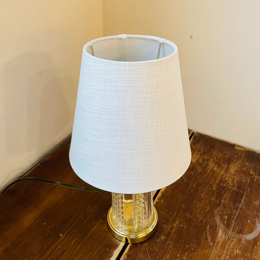 Cut Glass Table Lamp- Vintage