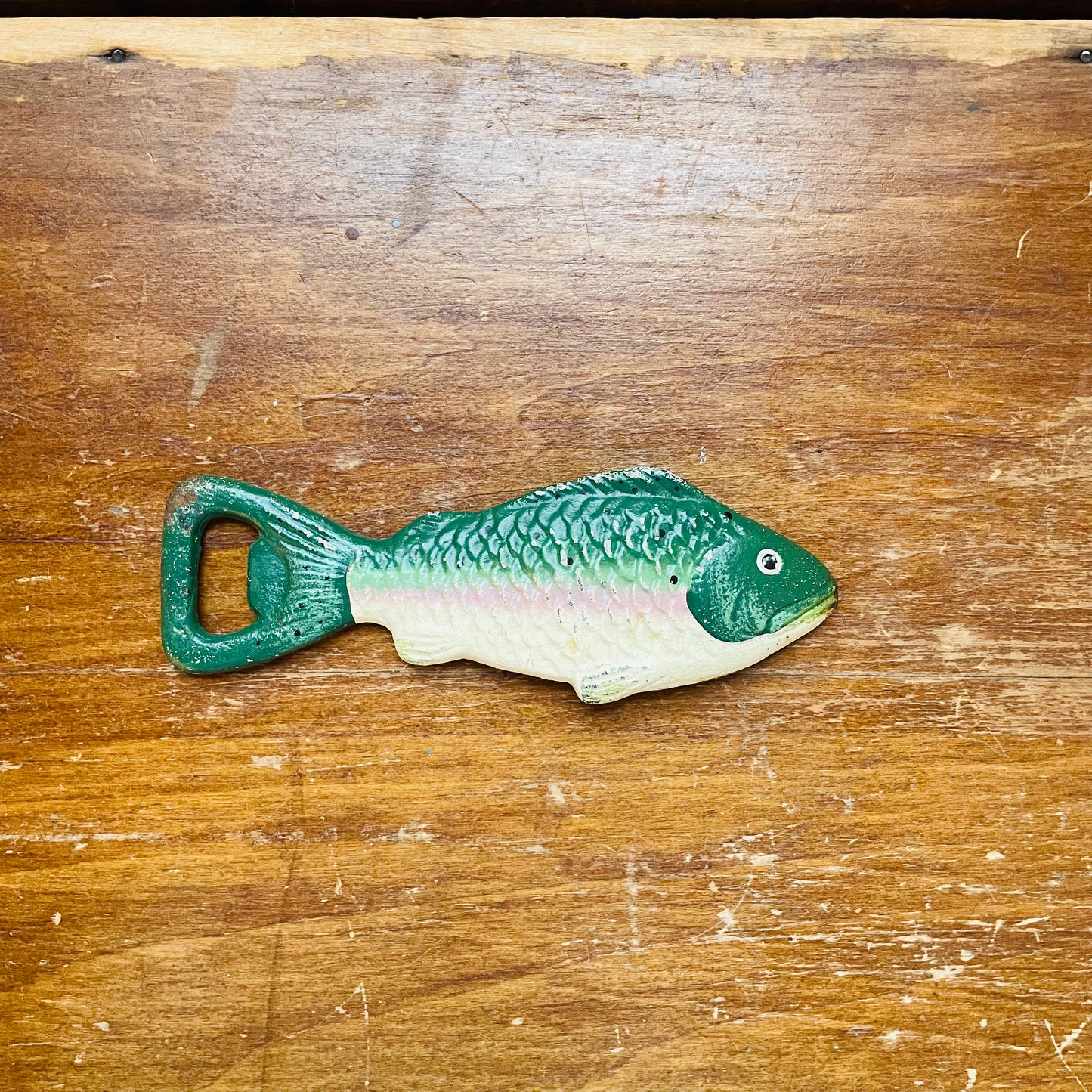 Speckled Trout Cast Iron Bottle Opener- Vintage