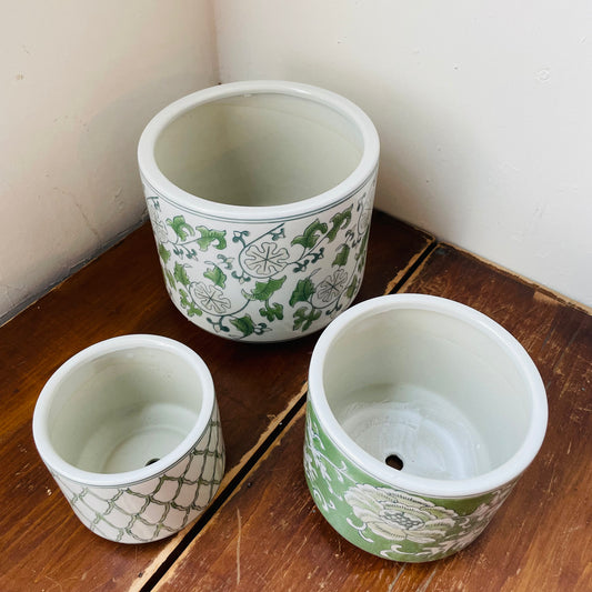 Imperial Green Cylinder Pot