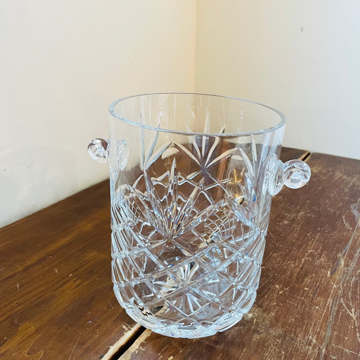 Crystal Champagne Bucket- Vintage