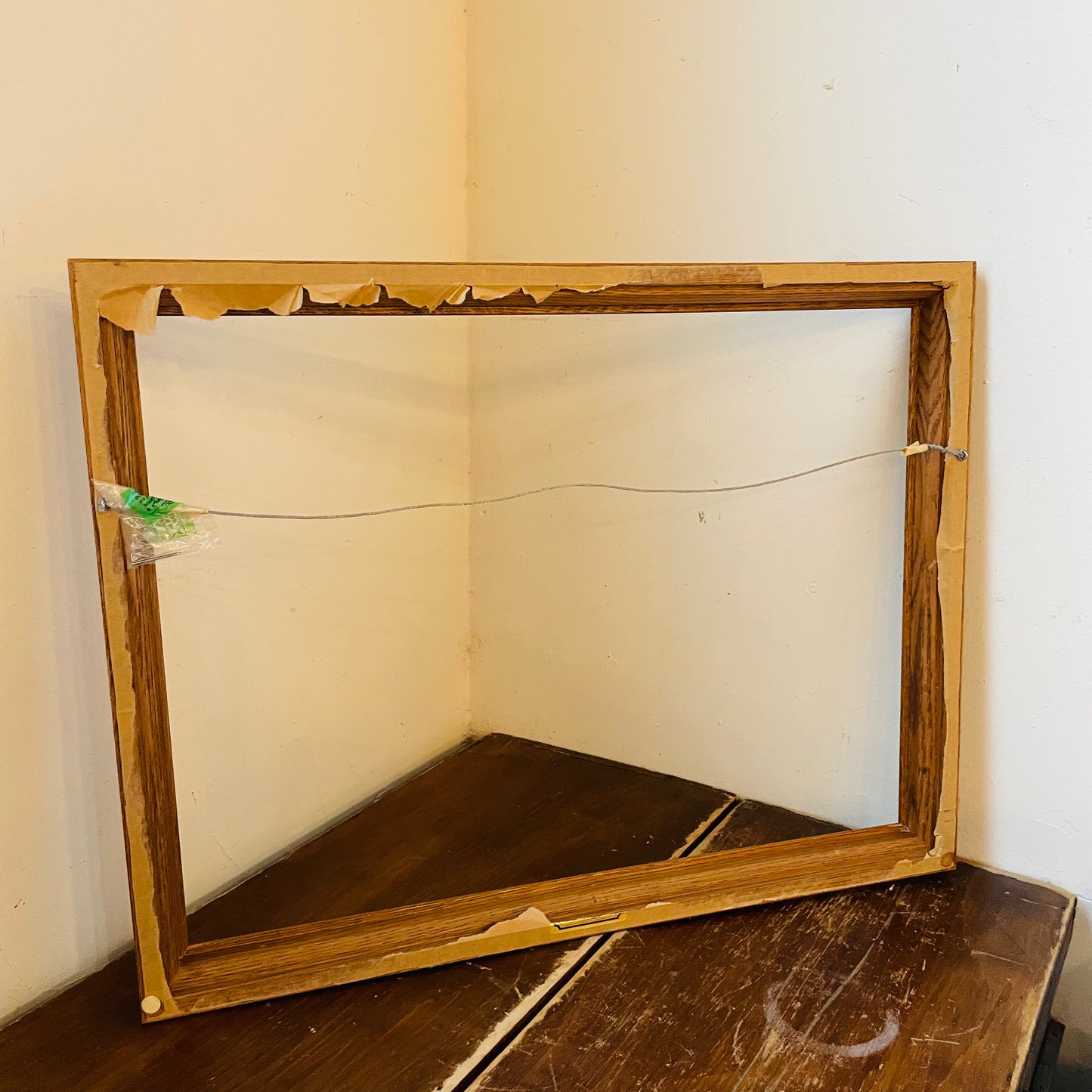 Simple Oak Frame- Vintage