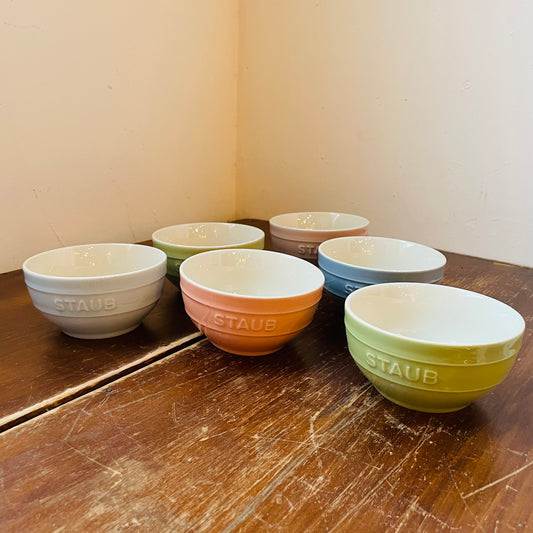 STAUB 6 Piece Macaron Bowls
