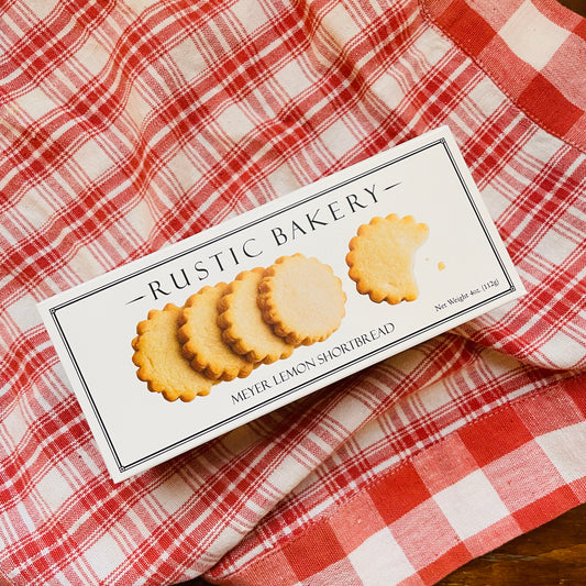 Meyer Lemon Shortbread Cookies