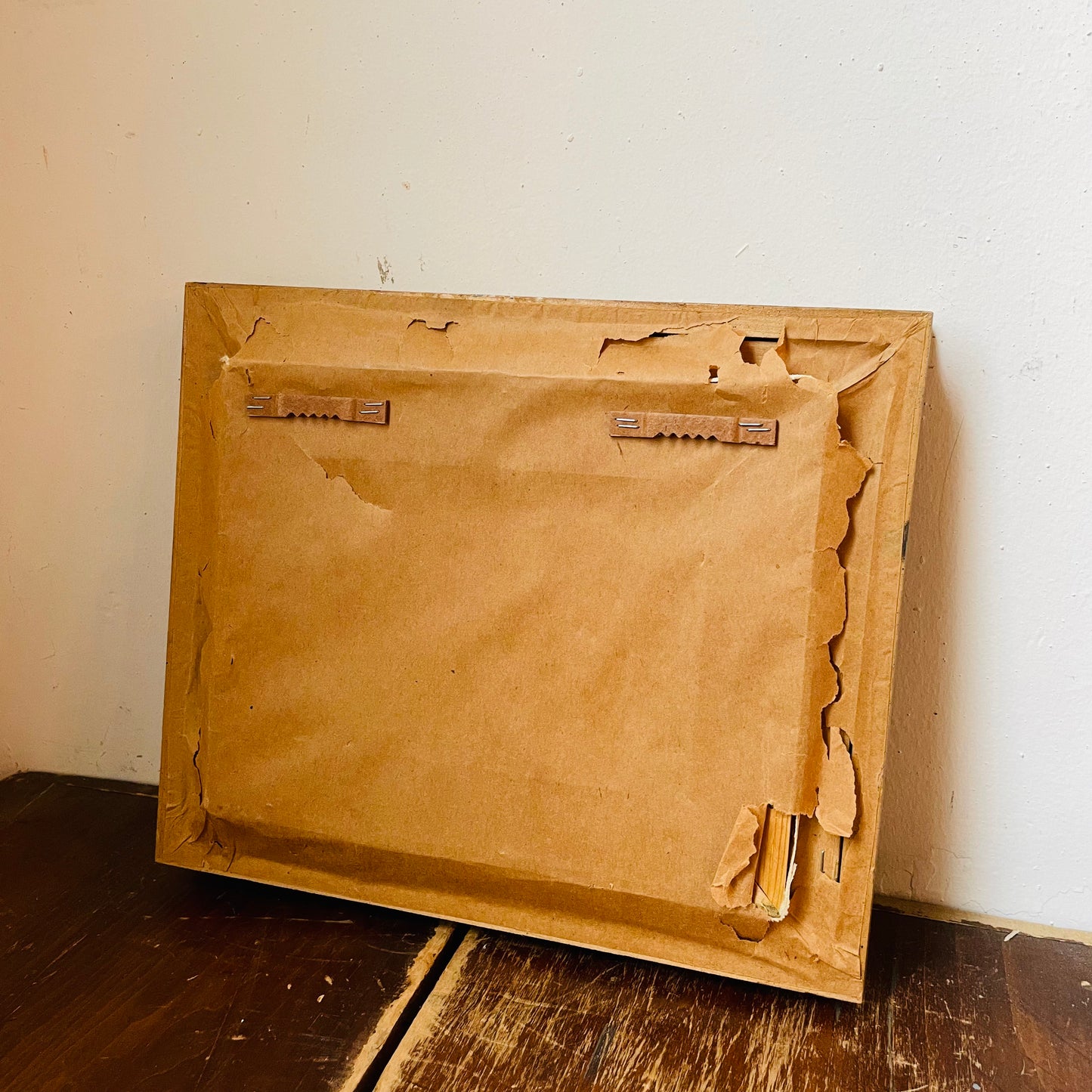 Cabin on Pondside in Velvet Frame- Vintage