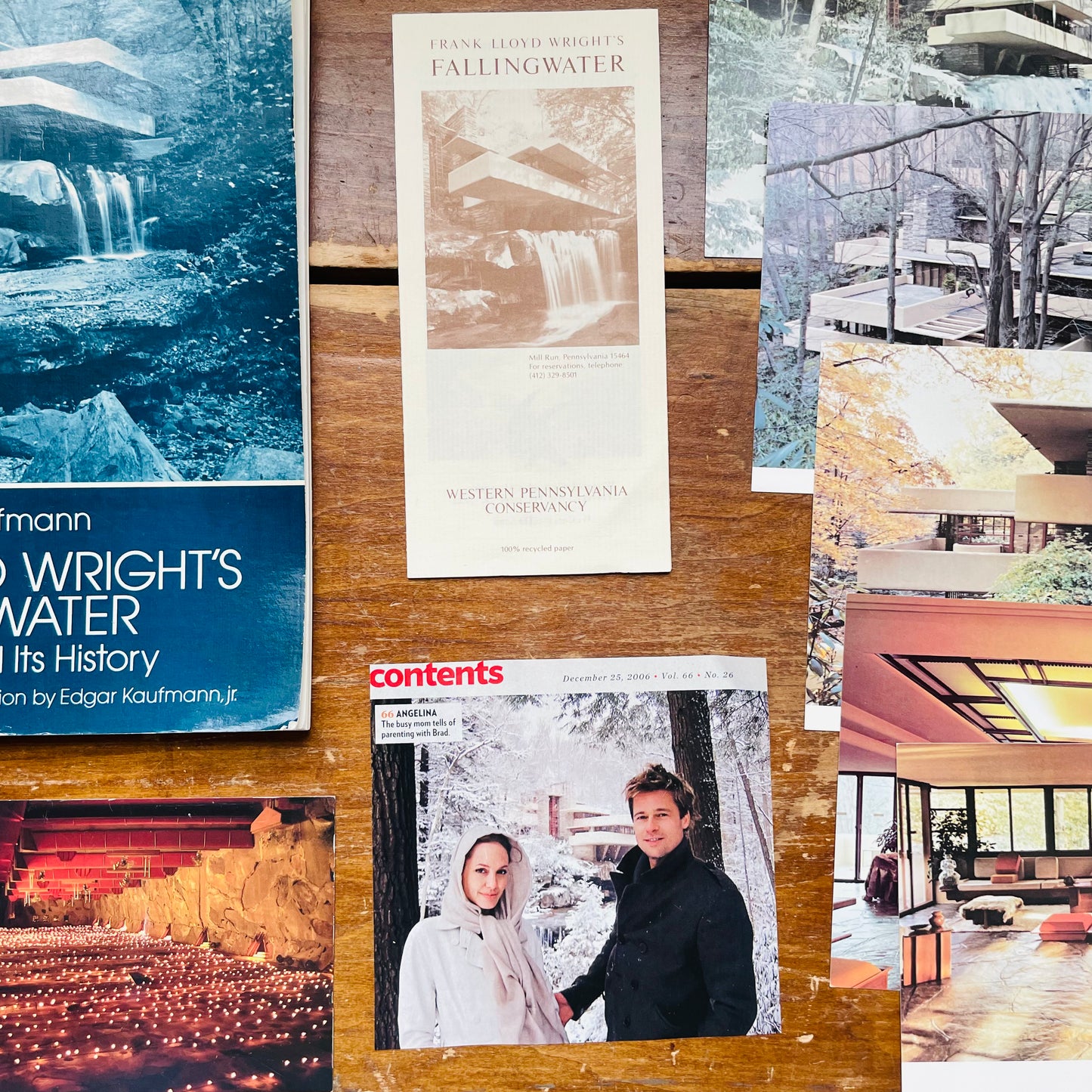 Frank Lloyd Wright's Fallingwater: The House & It's History Book- Vintage