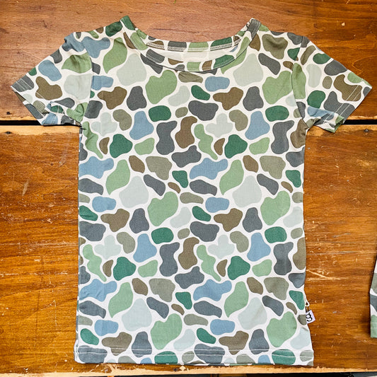 Camo Two Piece Short PJ Set