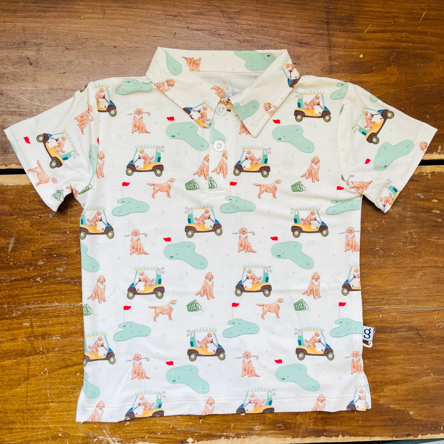 Barks & Birdies Short Sleeve Polo Shirt