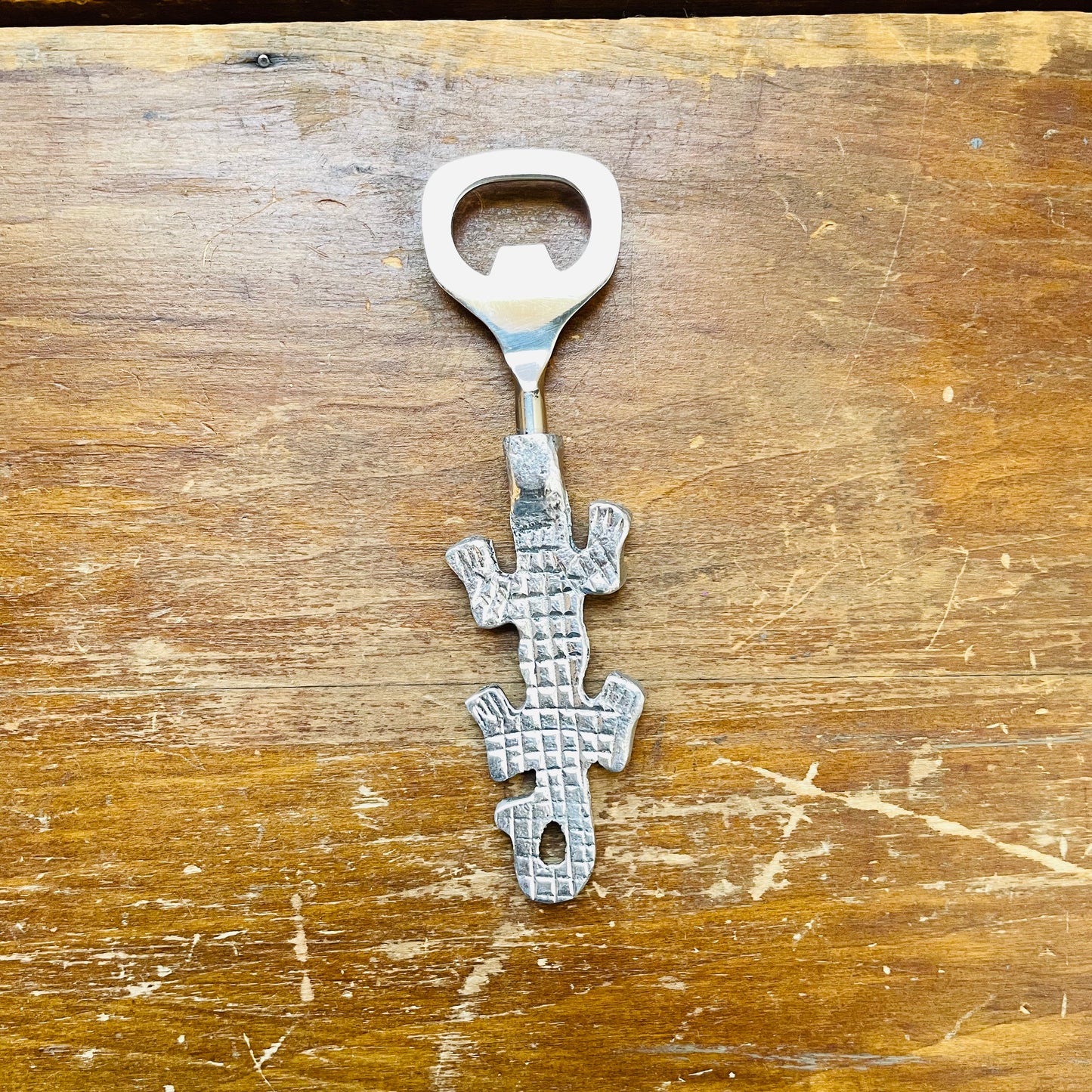 Aluminum Alligator Bottle Opener