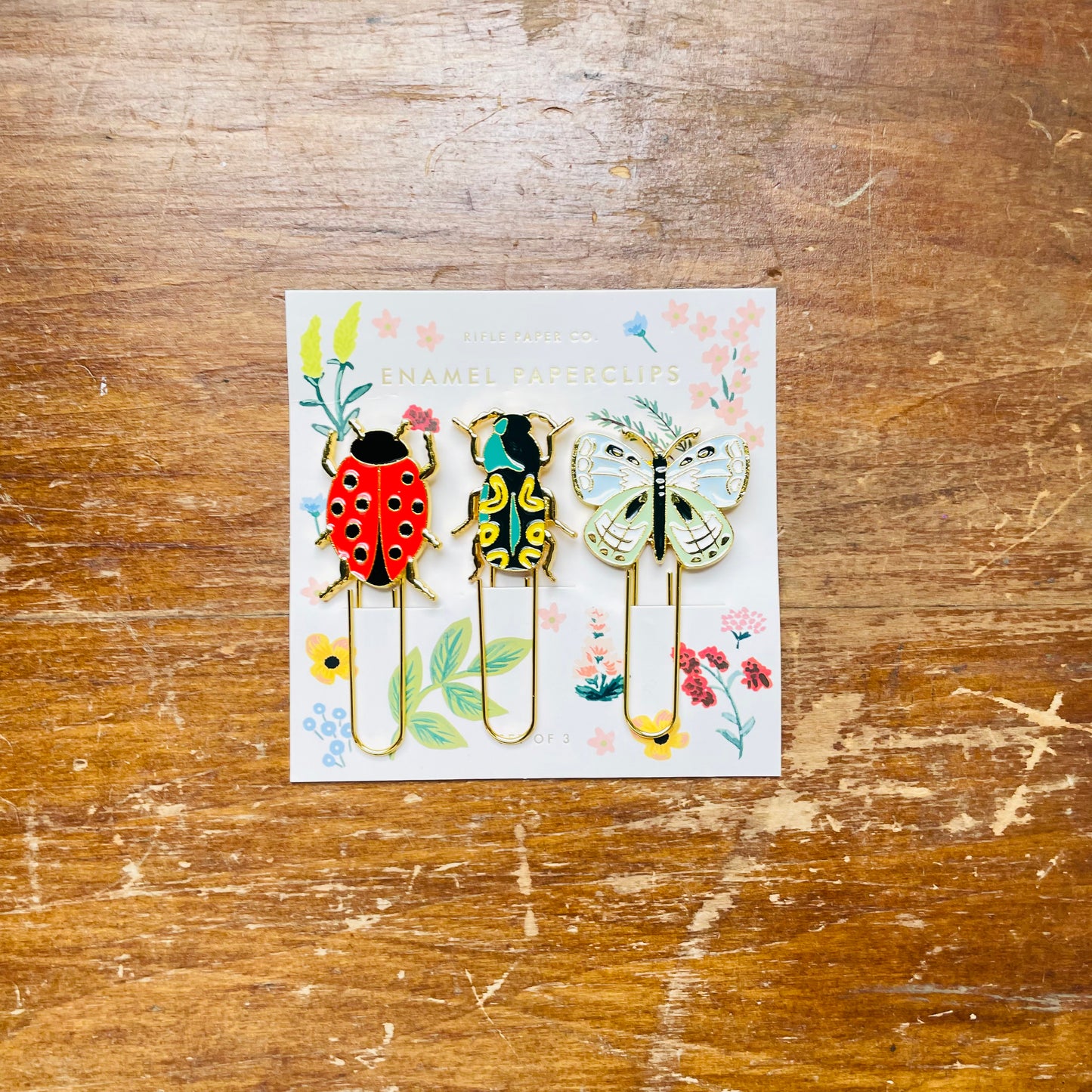 Curio Enamel Paper Clip Set