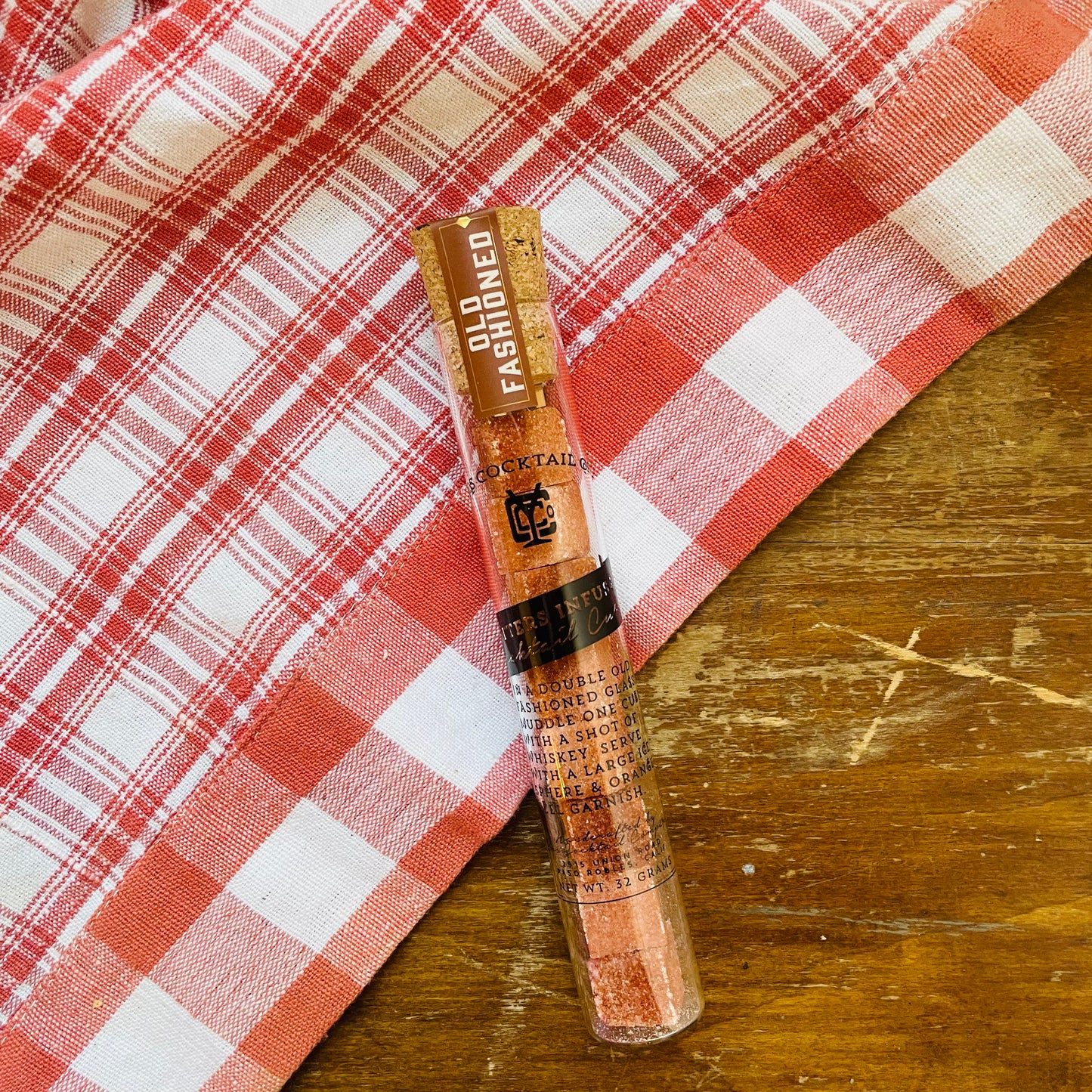 Old Fashioned Bitters Infused Cocktail Cubes