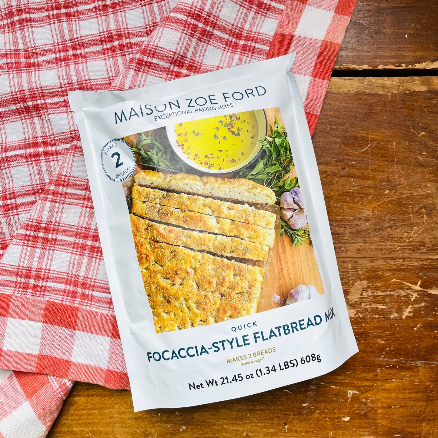 Quick Focaccia Flatbread Mix: Maison Zoe Ford