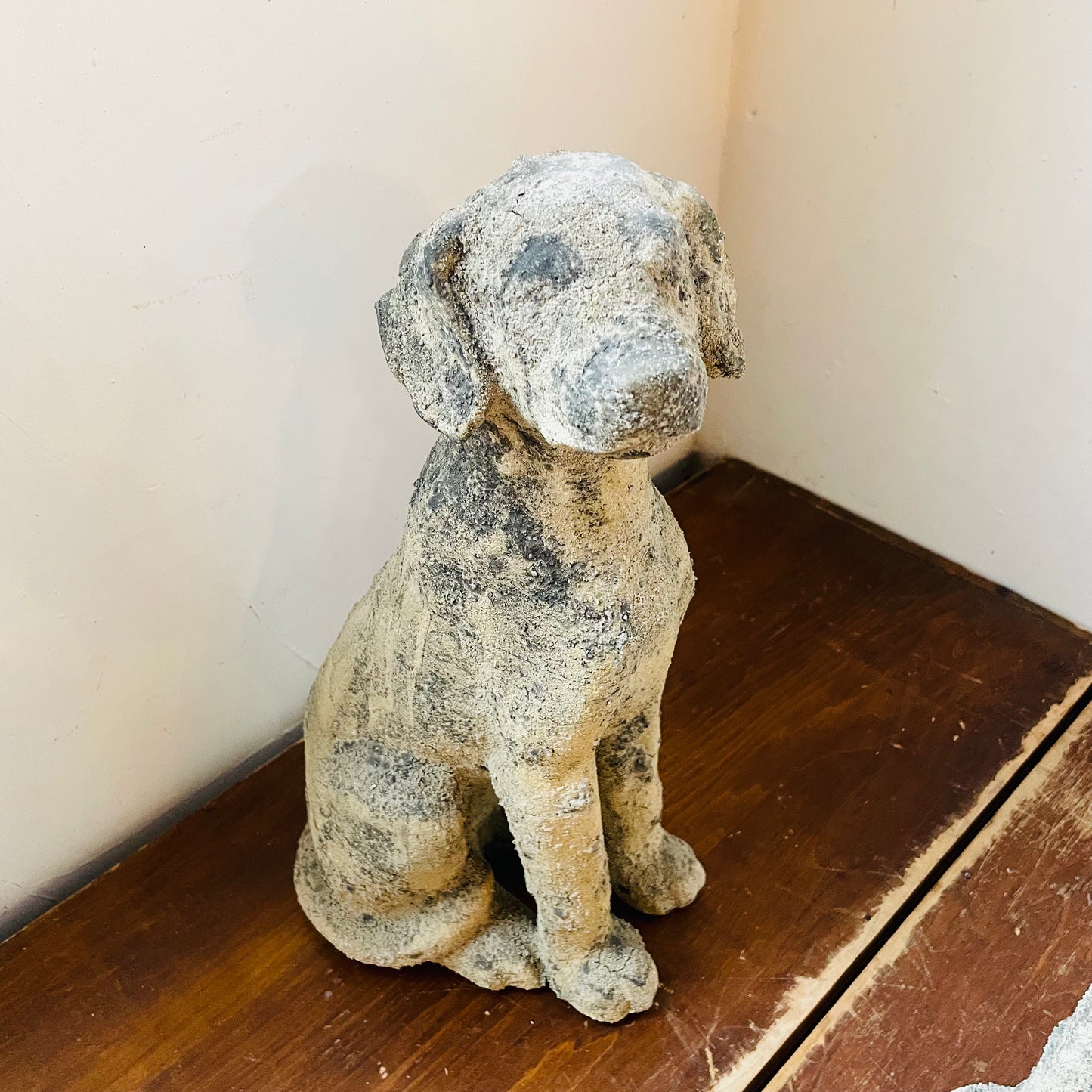 Weathered Stone Styled Dog