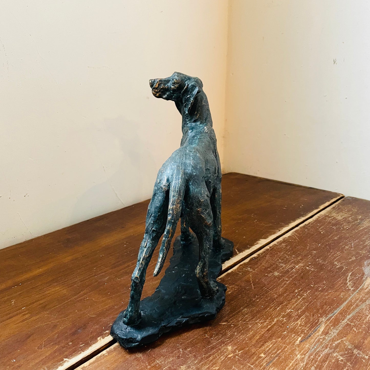 Patina Standing Hunting Dog