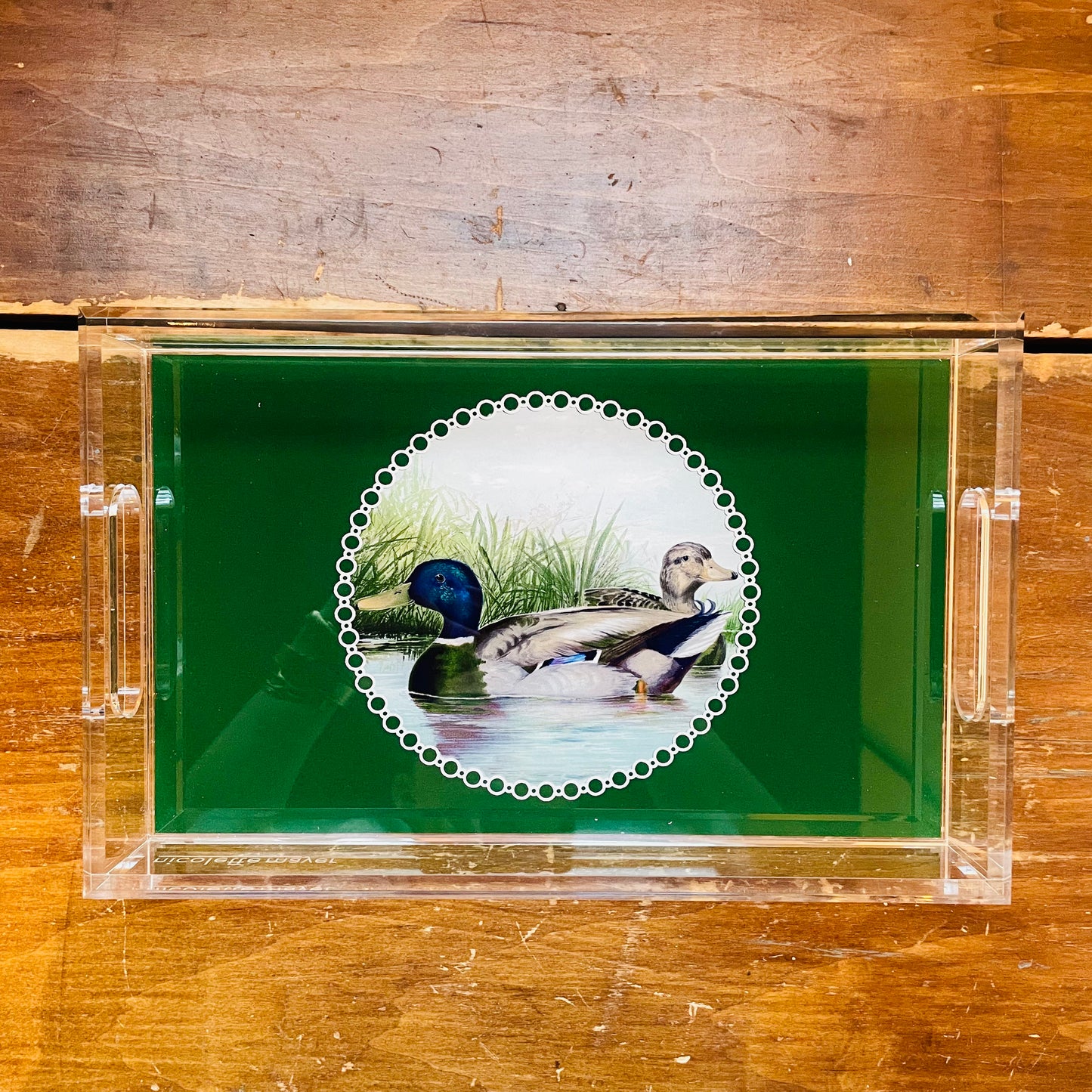 English Duck Pond Vanity Tray