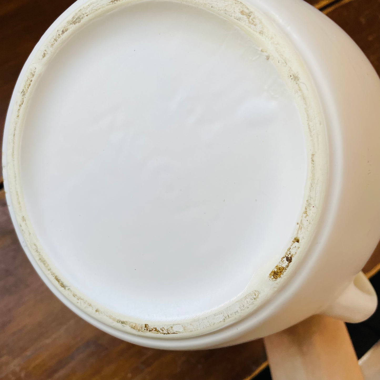 White McCoy Lidded Pot- Vintage