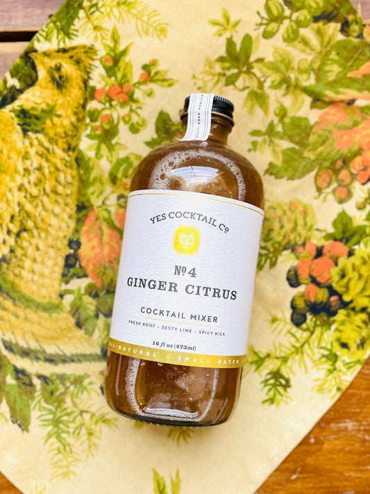 Ginger Citrus Cocktail Mixer- Yes Cocktail Co.