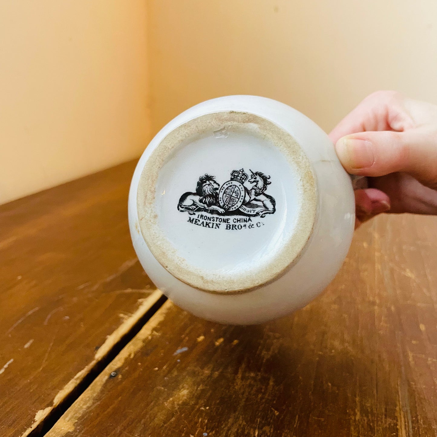 Small Meakin Bro & Co Ironstone Pitcher- Vintage