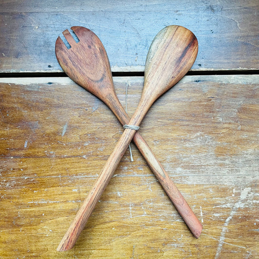 Set of Wooden Serving Spoons
