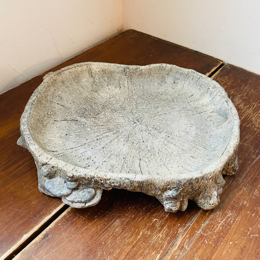 Faux Bois Cement Basin
