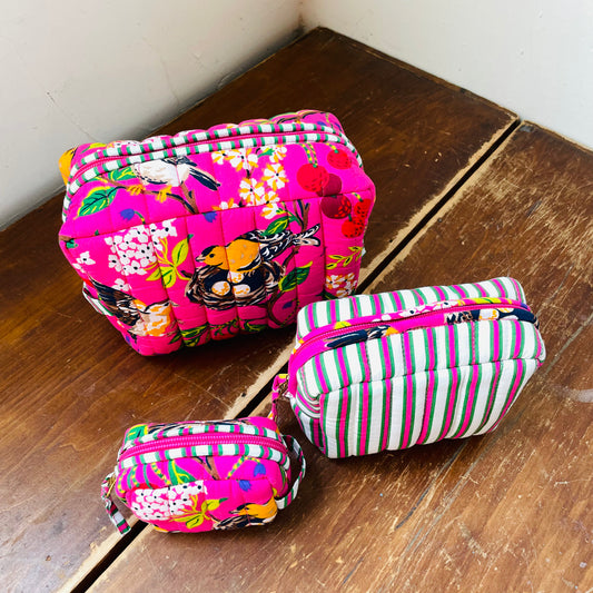 Bird & Blossom Three's Best Pouch Set