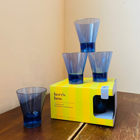 The Gilda Tumbler Glasses- Set of 4