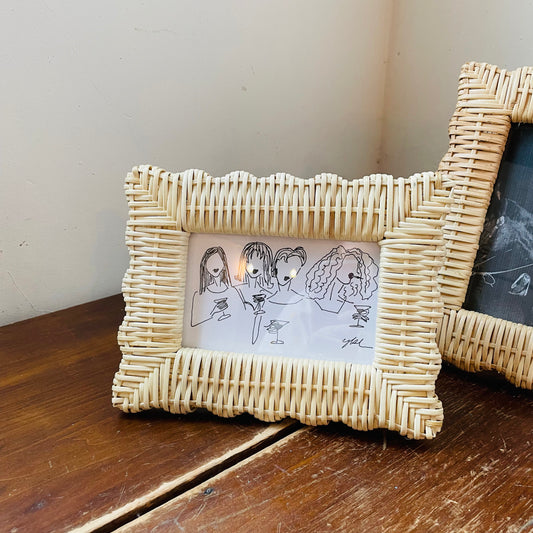 Wicker Weave Photo Frame