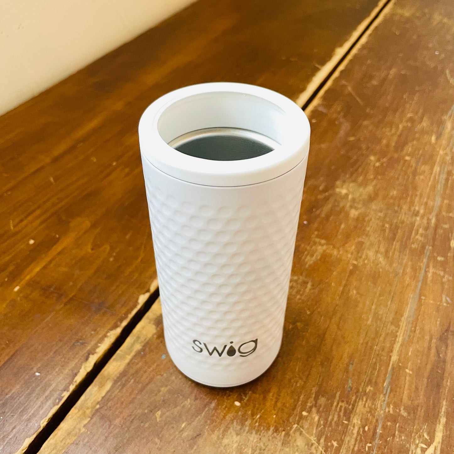 Golf Ball Skinny Can Cooler