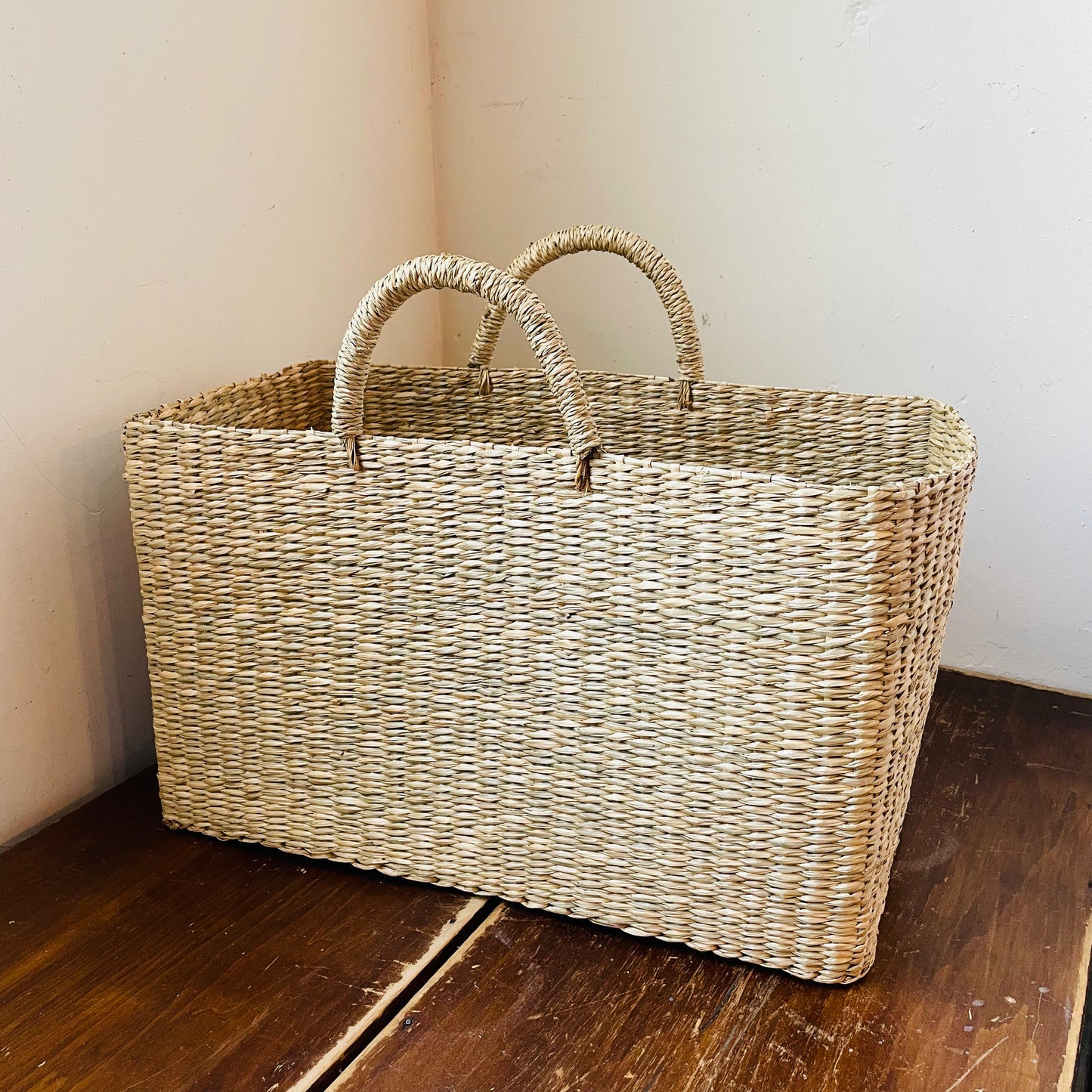 Seagrass Woven Florist's Tote