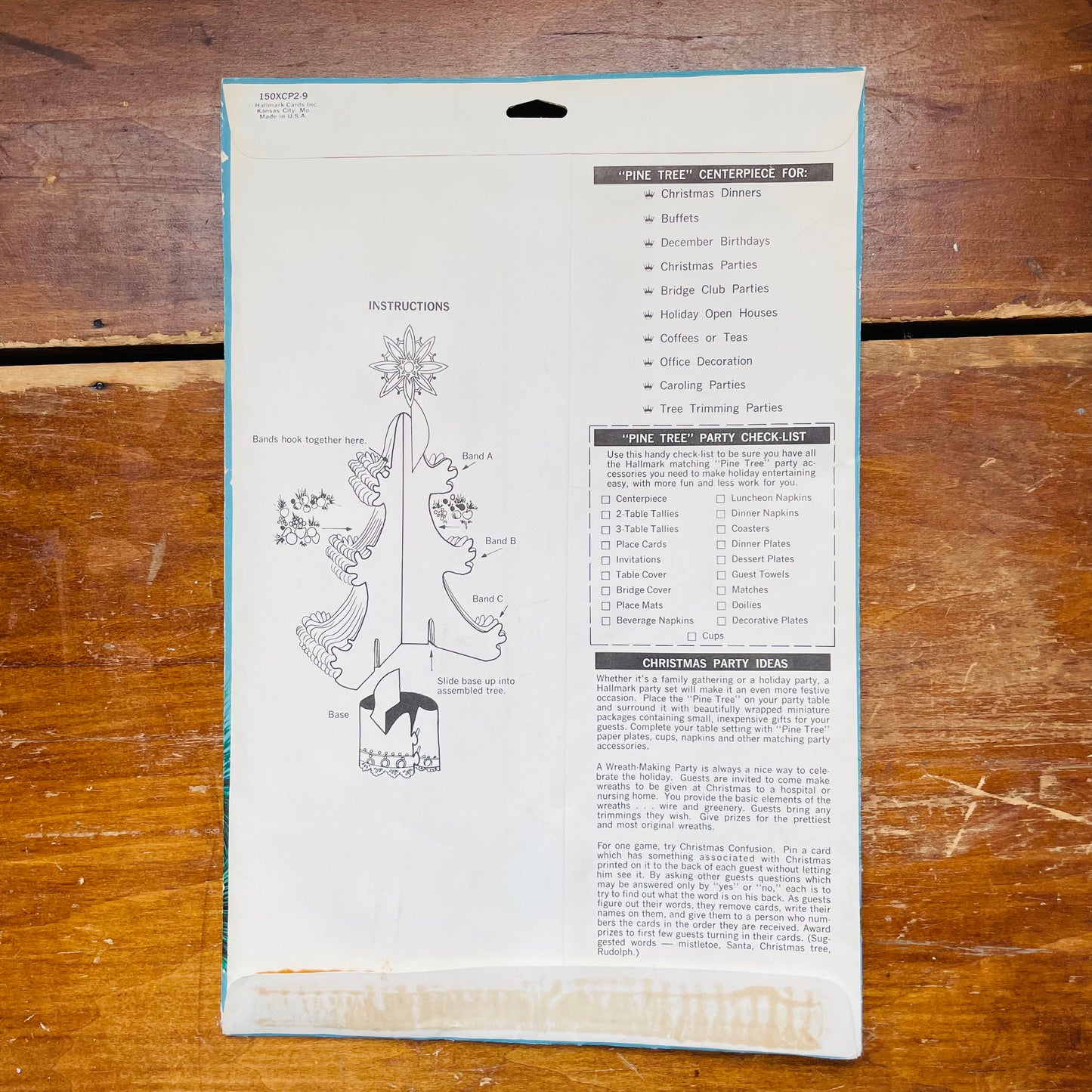 Hallmark Honeycomb Holiday Display- Vintage