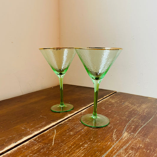 Rainbow Martini Glass- Set of 2