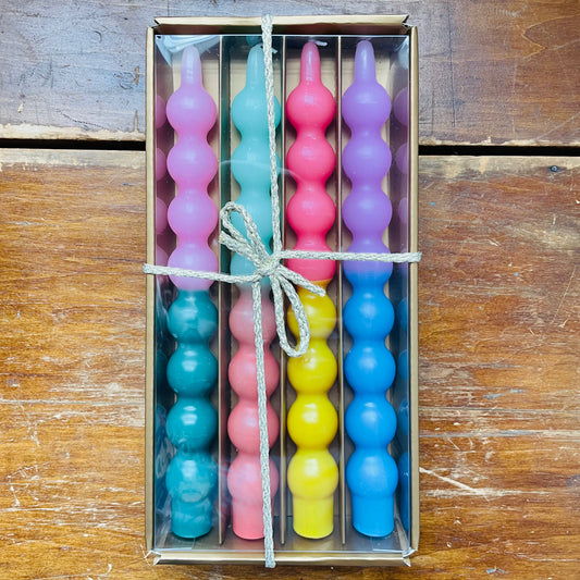 BALLerina Multicolored Taper Candle Set