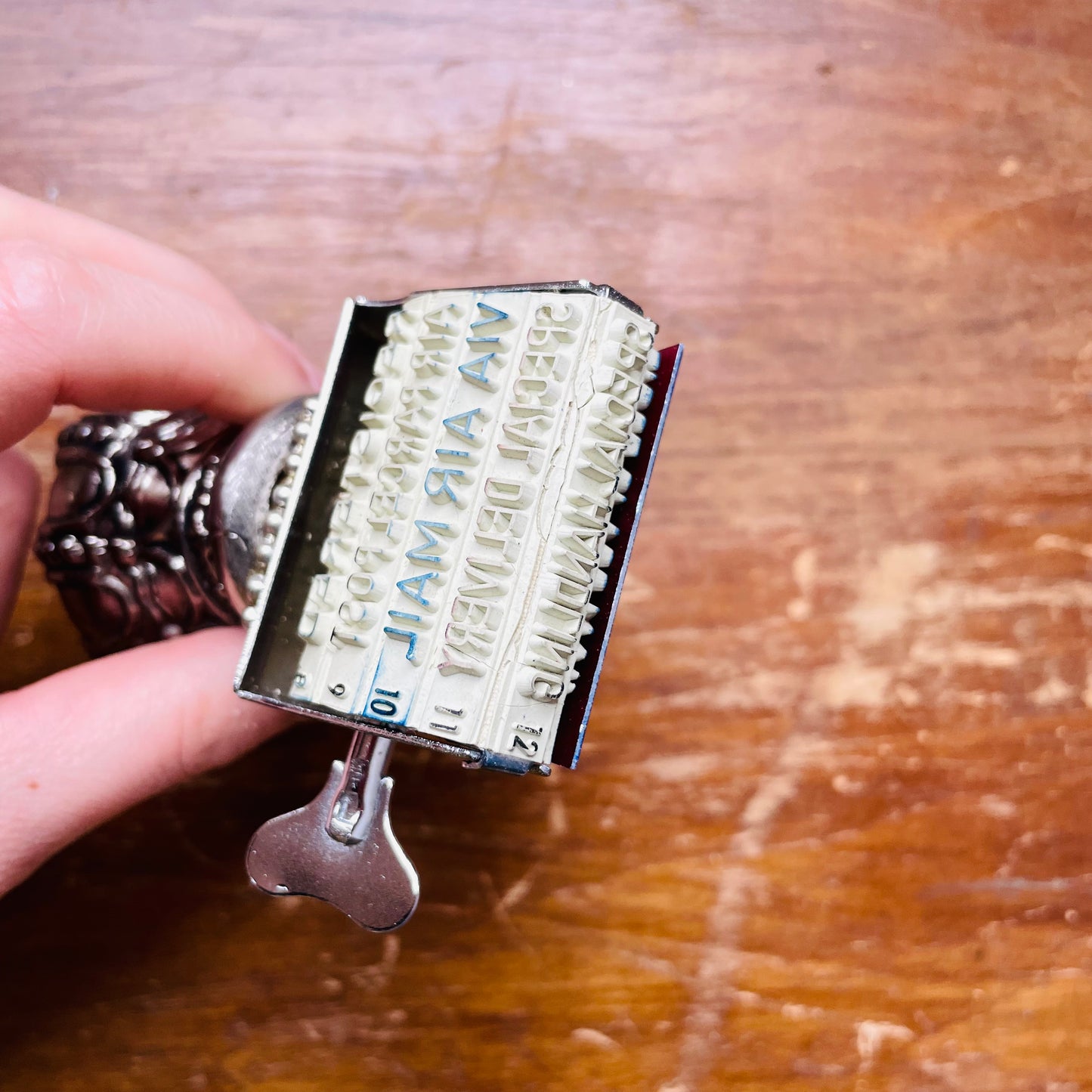Crown Topped Stamper- Vintage