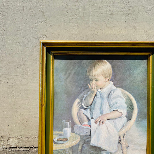 "Gretchen" Framed Print- Vintage