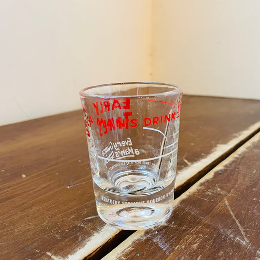Early Times "Texas Jigger" Shot Glass- Vintage