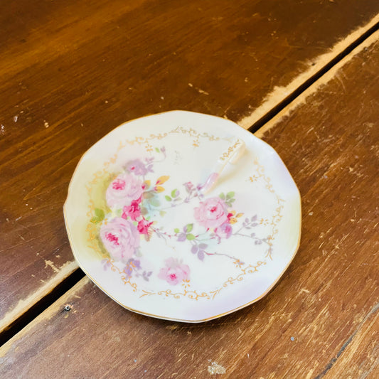 Chantilly Rose Nappy Dish- Vintage