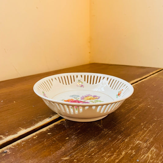 Schumann Reticulated Porcelain Dish- Vintage