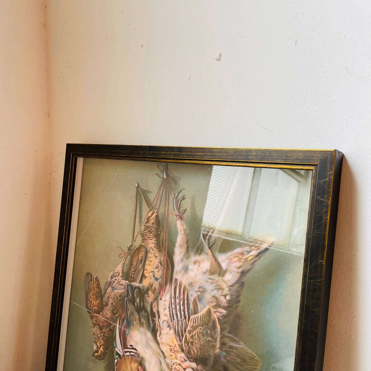 Vintage Wild Game Oil Painting II Framed Print