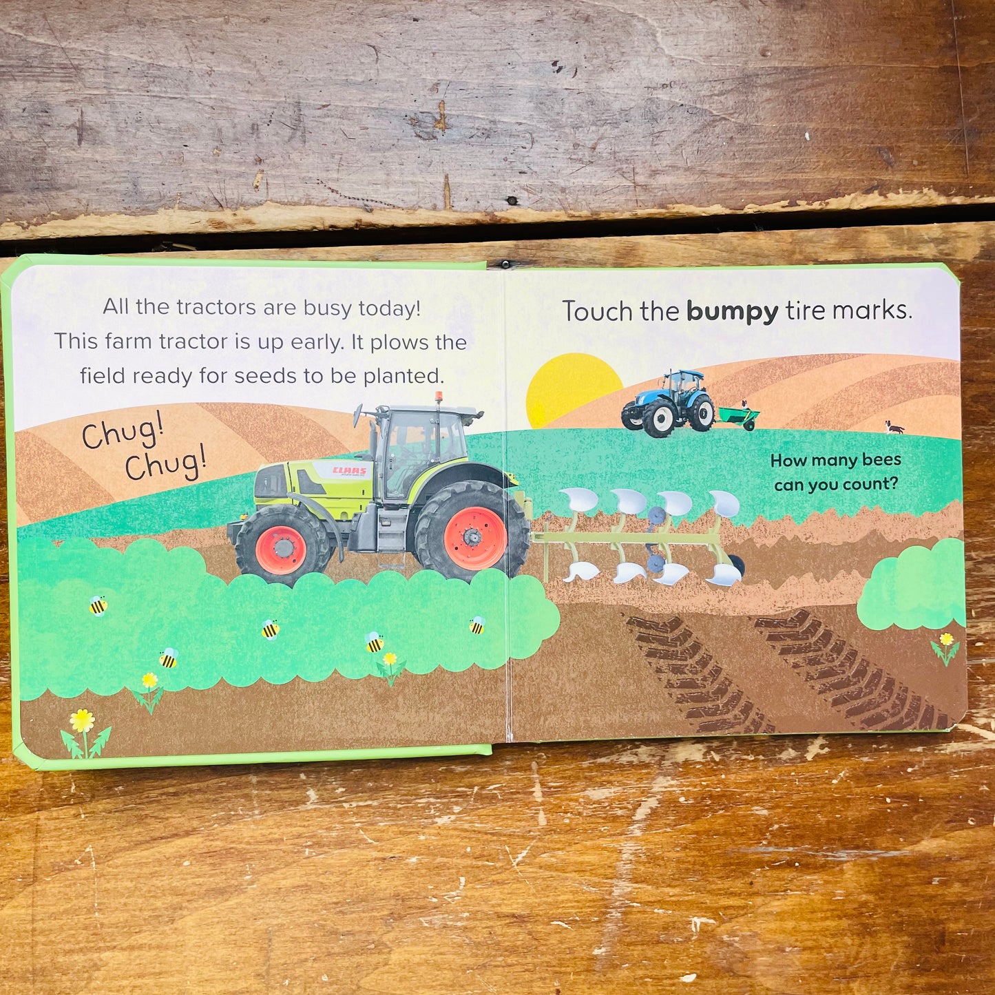Touch and Feel Tractor: With Tactiles for Toddlers to Explore