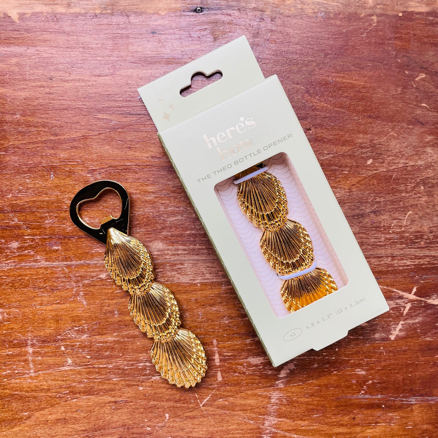 The Theo Shell Bottle Opener