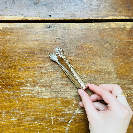 Scalloped Sugar Tong- Vintage