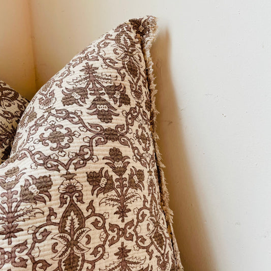 Millet Botanical Print Pillow