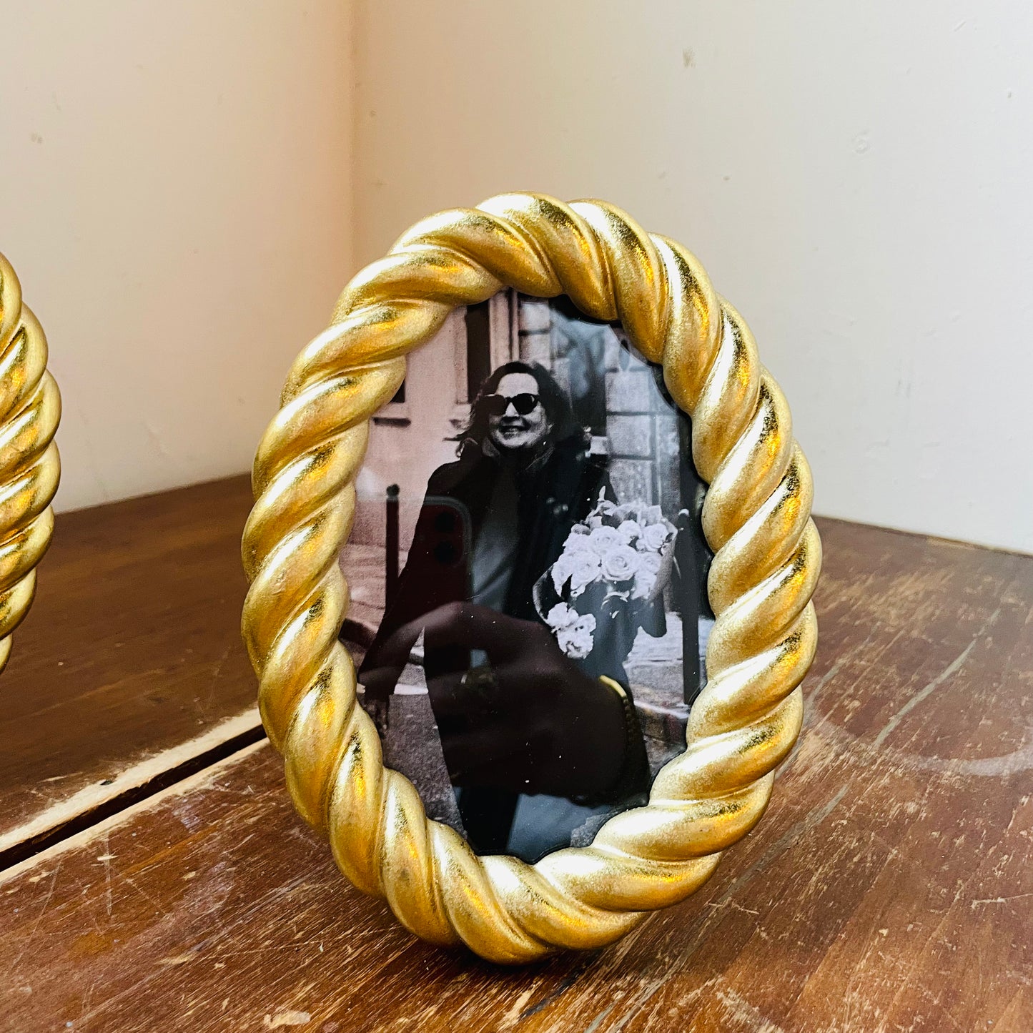Gilded Rope Photo Frame