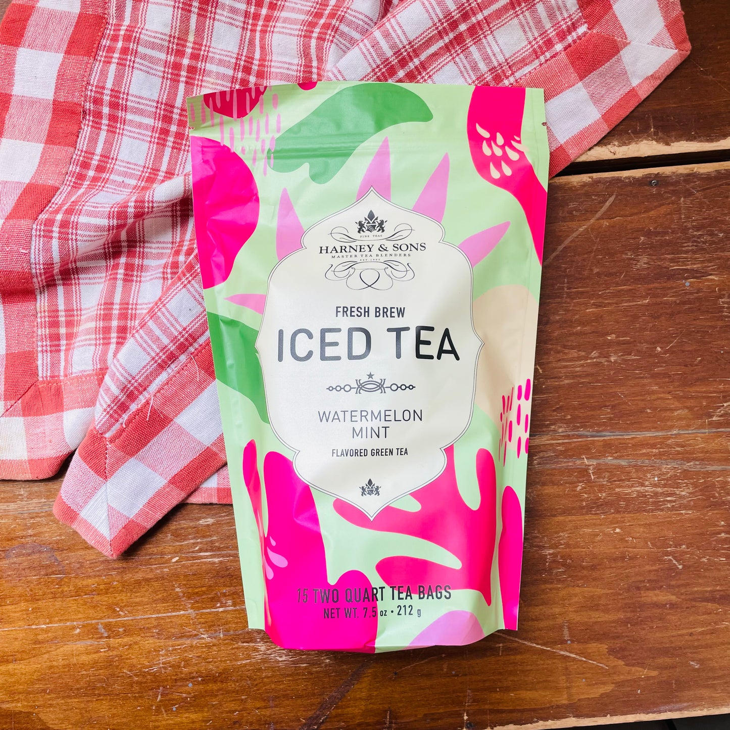 Watermelon Mint Iced Tea Bag