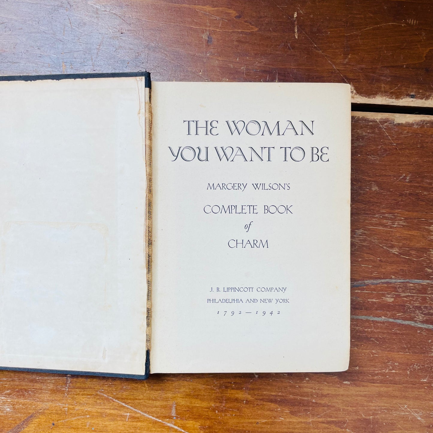 "The Woman You Want to Be" Vintage Book- Vintage